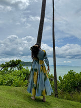 Selene Dress in Limoncello Print - Dress - Mizyana