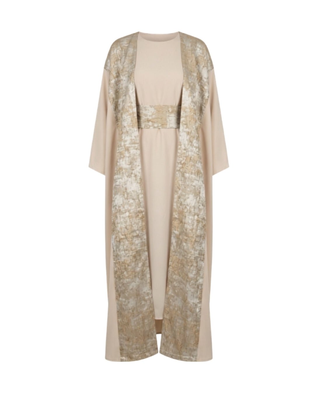 Serenity Brocade Abaya Set - Abaya - Mizyana