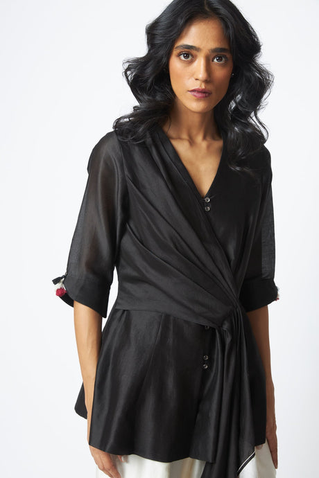 Shefali - The Steppe Top + Wide Leg Pants - Two-Piece Set - Mizyana