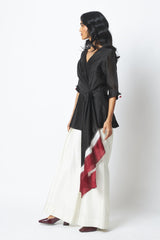 Shefali - The Steppe Top + Wide Leg Pants - Two-Piece Set - Mizyana