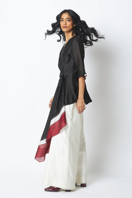 Shefali - The Steppe Top + Wide Leg Pants - Two-Piece Set - Mizyana