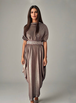 Shimmer brown - Kaftan - Mizyana