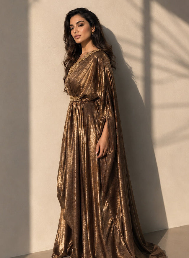 Shimmer dramadrape - Kaftan - Mizyana