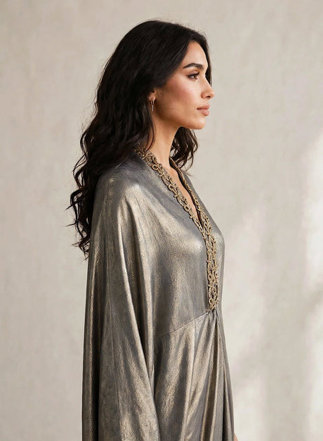 Shimmer drape kaftan - Kaftan - Mizyana
