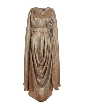 Shimmery Drama Drape Kaftan - Kaftan - Mizyana