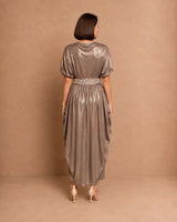Shimmery Embellished Belt Kaftan - Kaftan - Mizyana