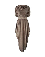 Shimmery Embellished Belt Kaftan - Kaftan - Mizyana