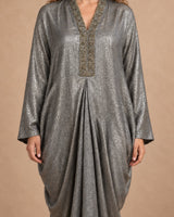 Shimmery Embellished Kaftan - Kaftan - Mizyana