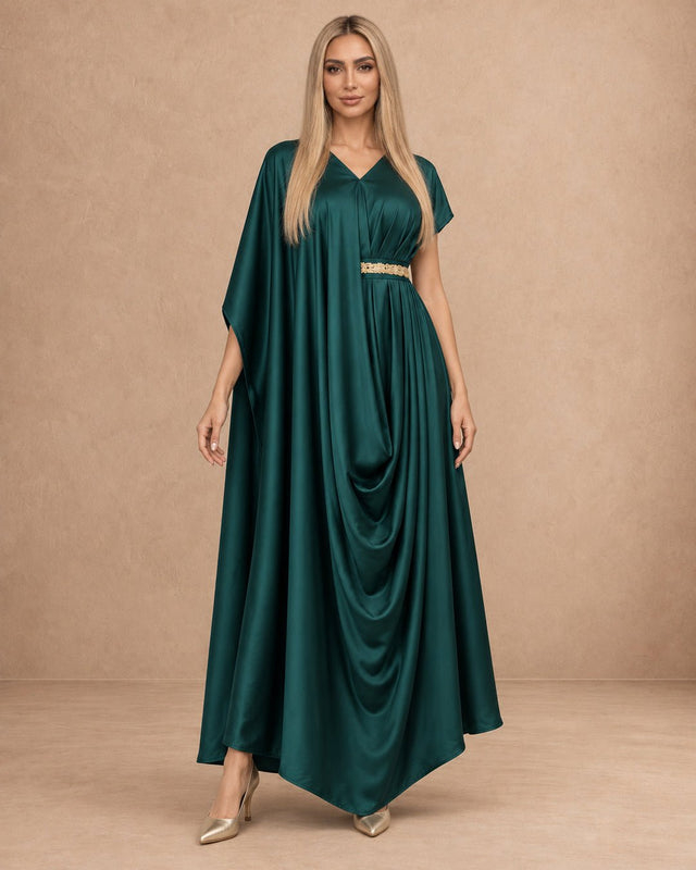 Sidebelt Drape Kaftan - Kaftan - Mizyana