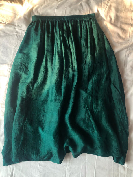 Silk Skirt Set - Two-Piece Set - Mizyana