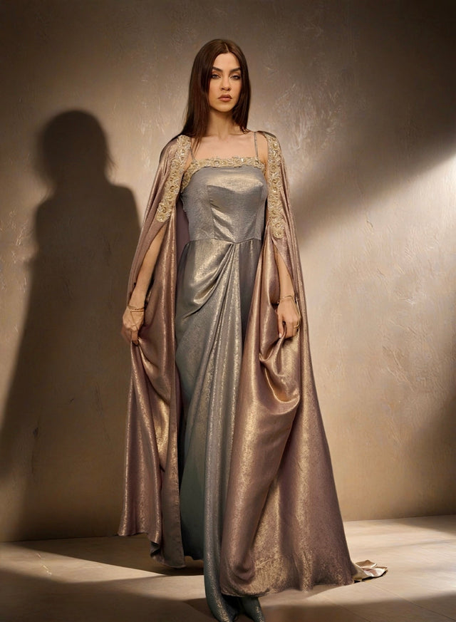 Silken cape set - Two-Piece Set - Mizyana