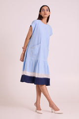 Sky Mitzi - Relaxed Volume Dress - Dress - Mizyana