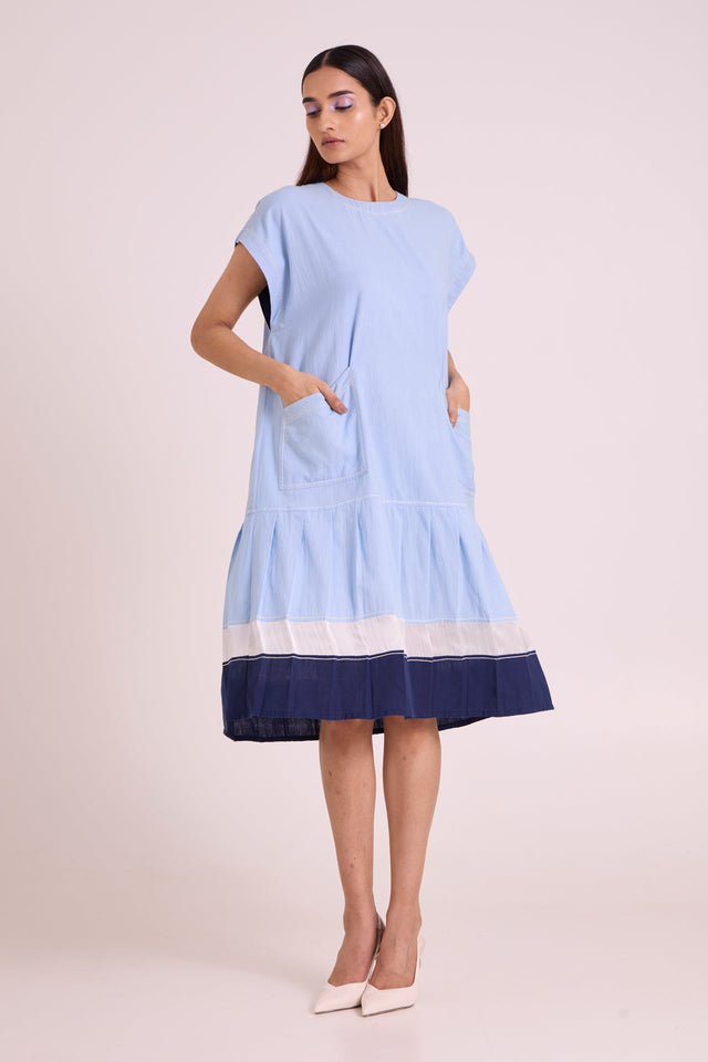 Sky Mitzi - Relaxed Volume Dress - Dress - Mizyana