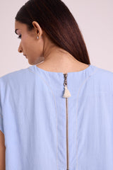 Sky Mitzi - Relaxed Volume Dress - Dress - Mizyana