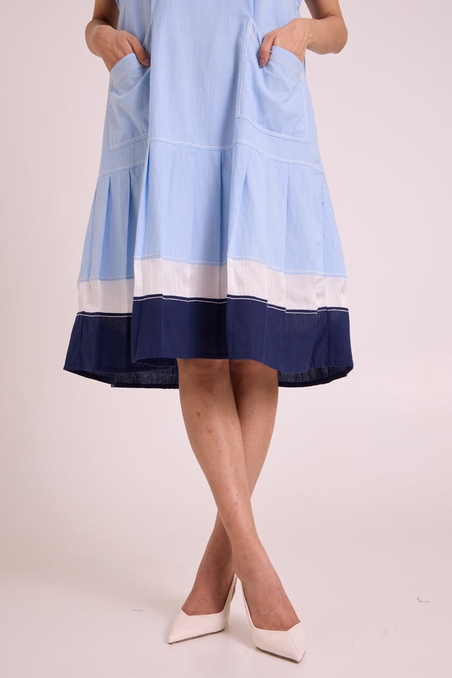 Sky Mitzi - Relaxed Volume Dress - Dress - Mizyana
