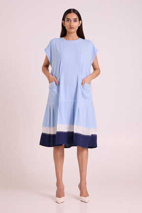 Sky Mitzi - Relaxed Volume Dress - Dress - Mizyana