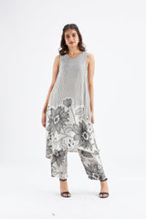 Sora White kurta set - Two-Piece Set - Mizyana
