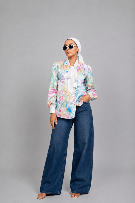 Spring Satin Blouse - Blouse - Mizyana