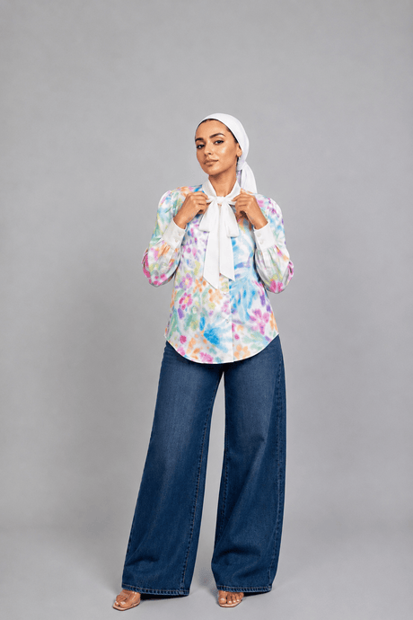Spring Satin Blouse - Blouse - Mizyana