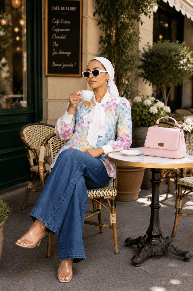 Spring Satin Blouse - Blouse - Mizyana
