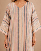 Striped Jacquard Jalabiya - Jalabiya - Mizyana
