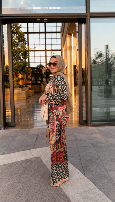 Sultana Satin Pants - Trousers - Mizyana