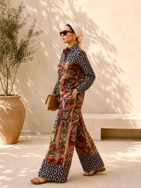 Sultana Satin Pants - Trousers - Mizyana