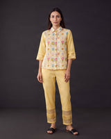 Sunray Cuffed Cotton Pant - Trousers - Mizyana