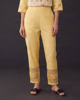 Sunray Cuffed Cotton Pant - Trousers - Mizyana