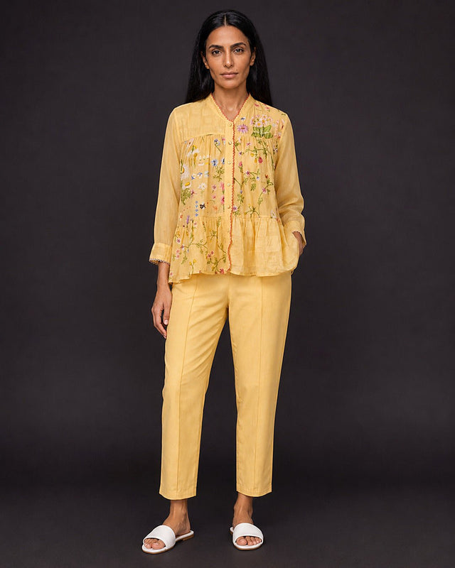 Sunray Straight Cotton Pant - Trousers - Mizyana