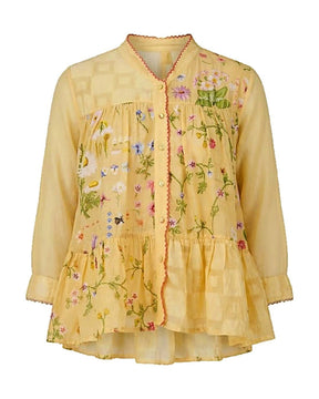 Sunray Tiered Cotton Top - Blouse - Mizyana