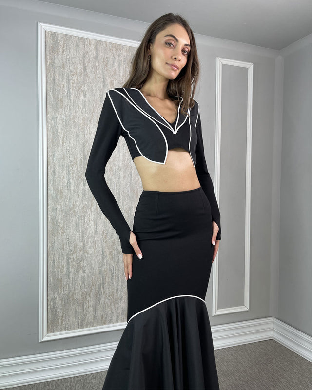 SURO STRECHY SKIRT - Skirt - Mizyana