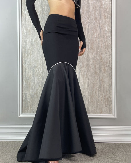 SURO STRECHY SKIRT - Skirt - Mizyana