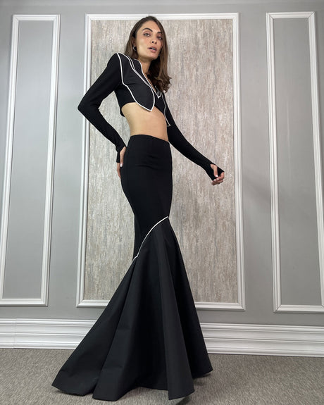 SURO STRECHY SKIRT - Skirt - Mizyana