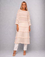 Tassel Tier Cotton Tunic - Tunic - Mizyana