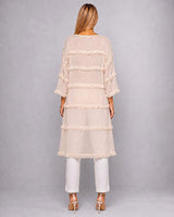 Tassel Tier Cotton Tunic - Tunic - Mizyana
