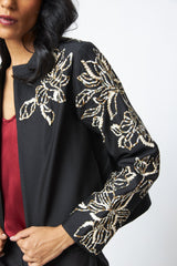 Teresa - Sequin Short Jacket & Pant Set - Two-Piece Set - Mizyana