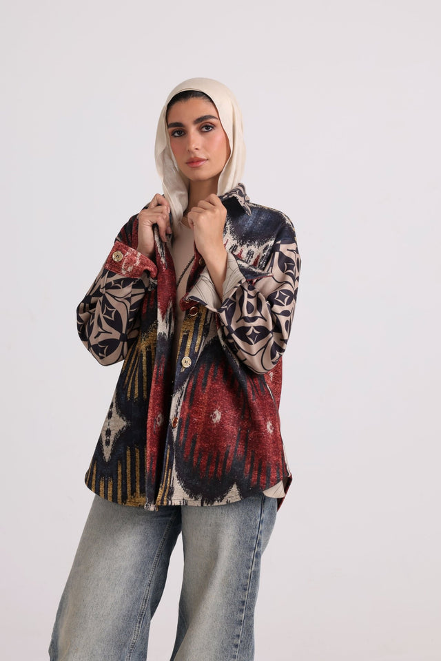 The Tapestry Jacket - Navy blue - Jacket - Mizyana