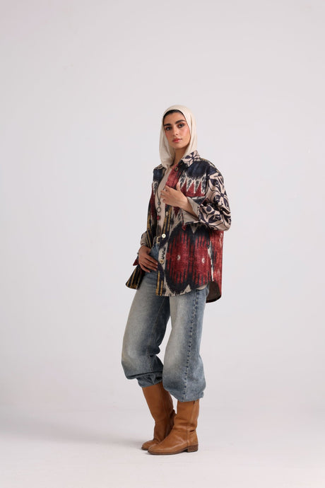 The Tapestry Jacket - Navy blue - Jacket - Mizyana