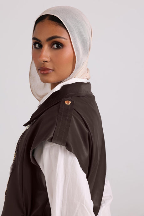 Vellum-Vest "Brown" - Vest - Mizyana