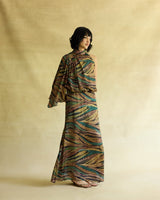 Wild Dusk Cape Top & Skirt Set - Two-Piece Set - Mizyana