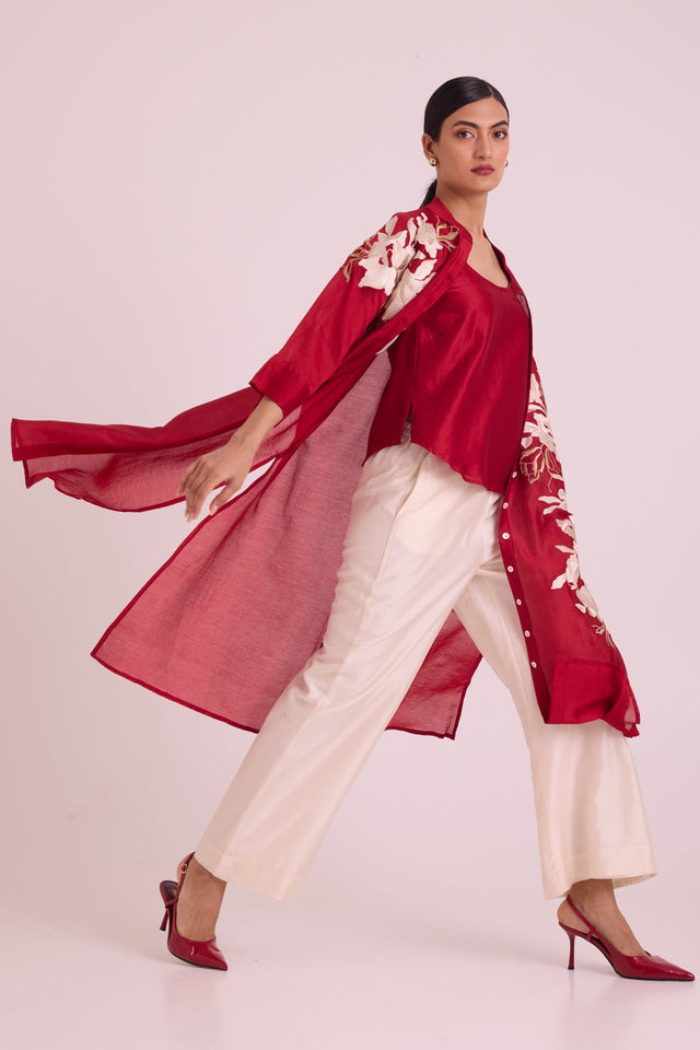Yercad - Easy Shirt Tunic + Pants - Two-Piece Set - Mizyana