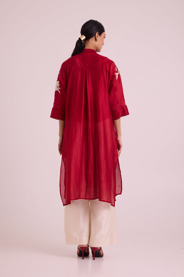 Yercad - Easy Shirt Tunic + Pants - Two-Piece Set - Mizyana