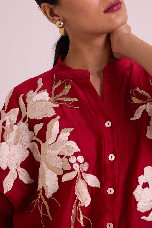 Yercad - Easy Shirt Tunic + Pants - Two-Piece Set - Mizyana