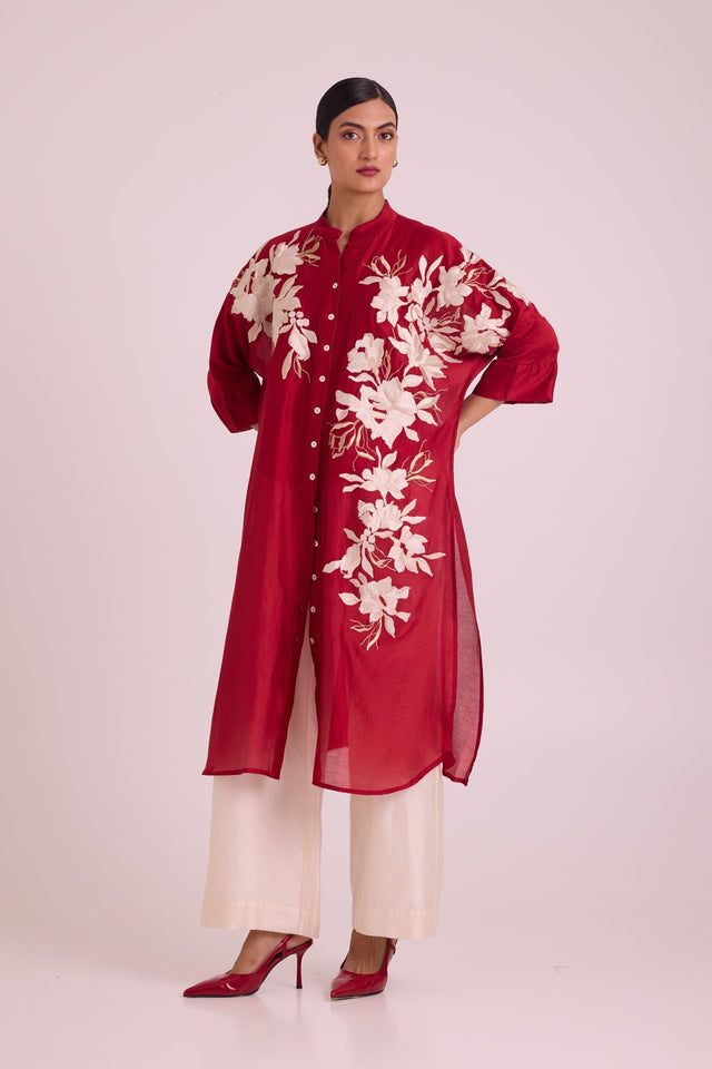 Yercad - Easy Shirt Tunic + Pants - Two-Piece Set - Mizyana