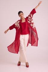 Yercad - Easy Shirt Tunic + Pants - Two-Piece Set - Mizyana
