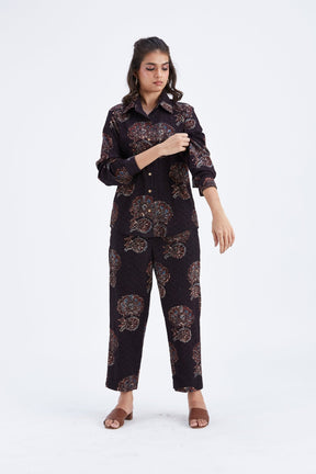 Yuna Black co-ord set - Co-ord Set - Mizyana