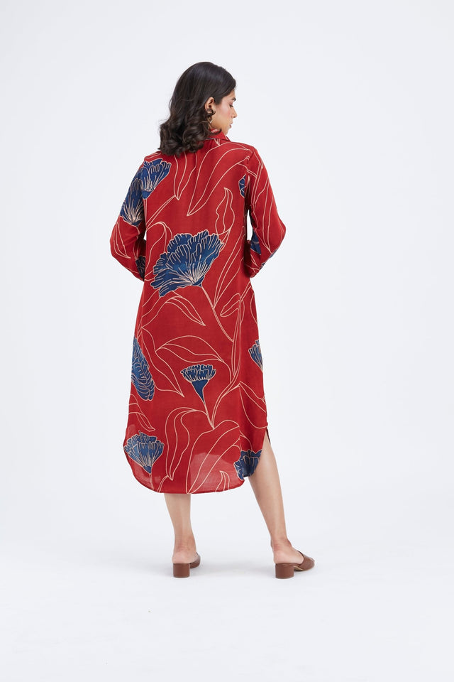 Zae Red dress - Dress - Mizyana