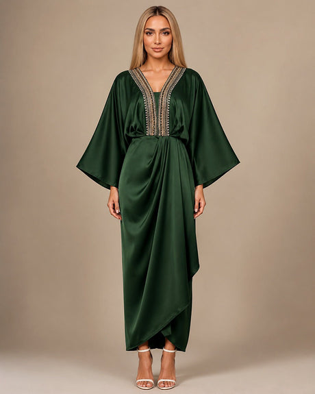 Zarafah Pleated Casual Satin Daraa - Daraa - Mizyana