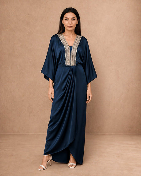 Zarafah Pleated Casual Satin Daraa - Daraa - Mizyana